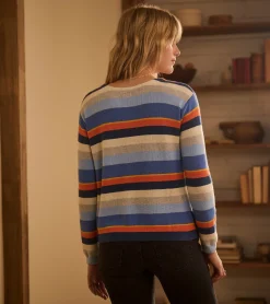 Hot Devon Sweater - Mixed Stripes Women Sweaters