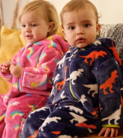 Outlet Dinosaur Silhouettes Baby Fleece Suit Sweaters|Outerwear