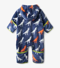 Outlet Dinosaur Silhouettes Baby Fleece Suit Sweaters|Outerwear