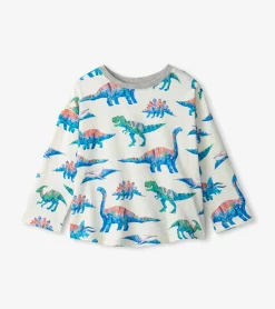 Hot Dinosaurs Long Sleeve T-Shirt Tops