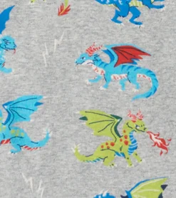 New Dragon Realm Kids Organic Cotton Pajama Set BOY Sleepwear|Sleepwear