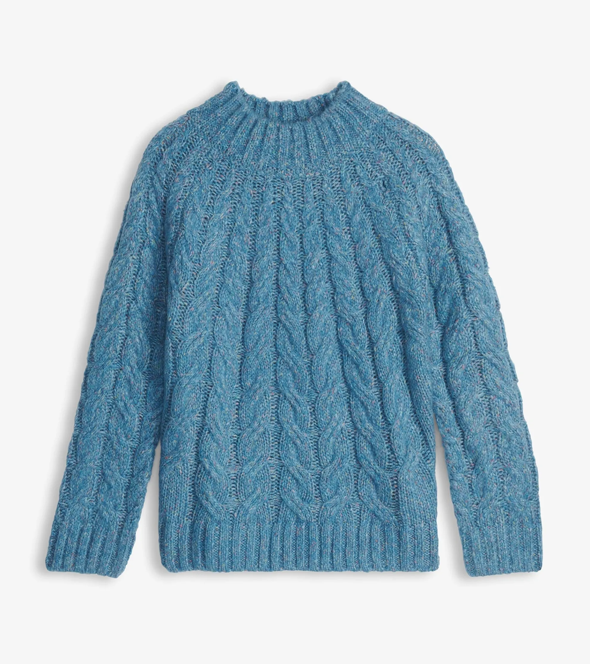 Online Dylan Cable Knit Sweater - Blue Heather Women Sweaters