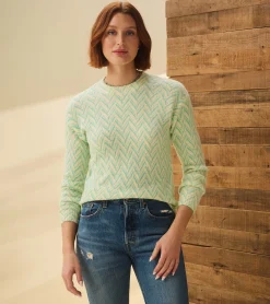 Hot Ella Sweater - Chevron Print Women Sweaters