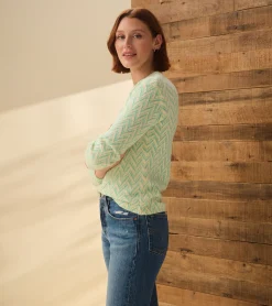 Hot Ella Sweater - Chevron Print Women Sweaters
