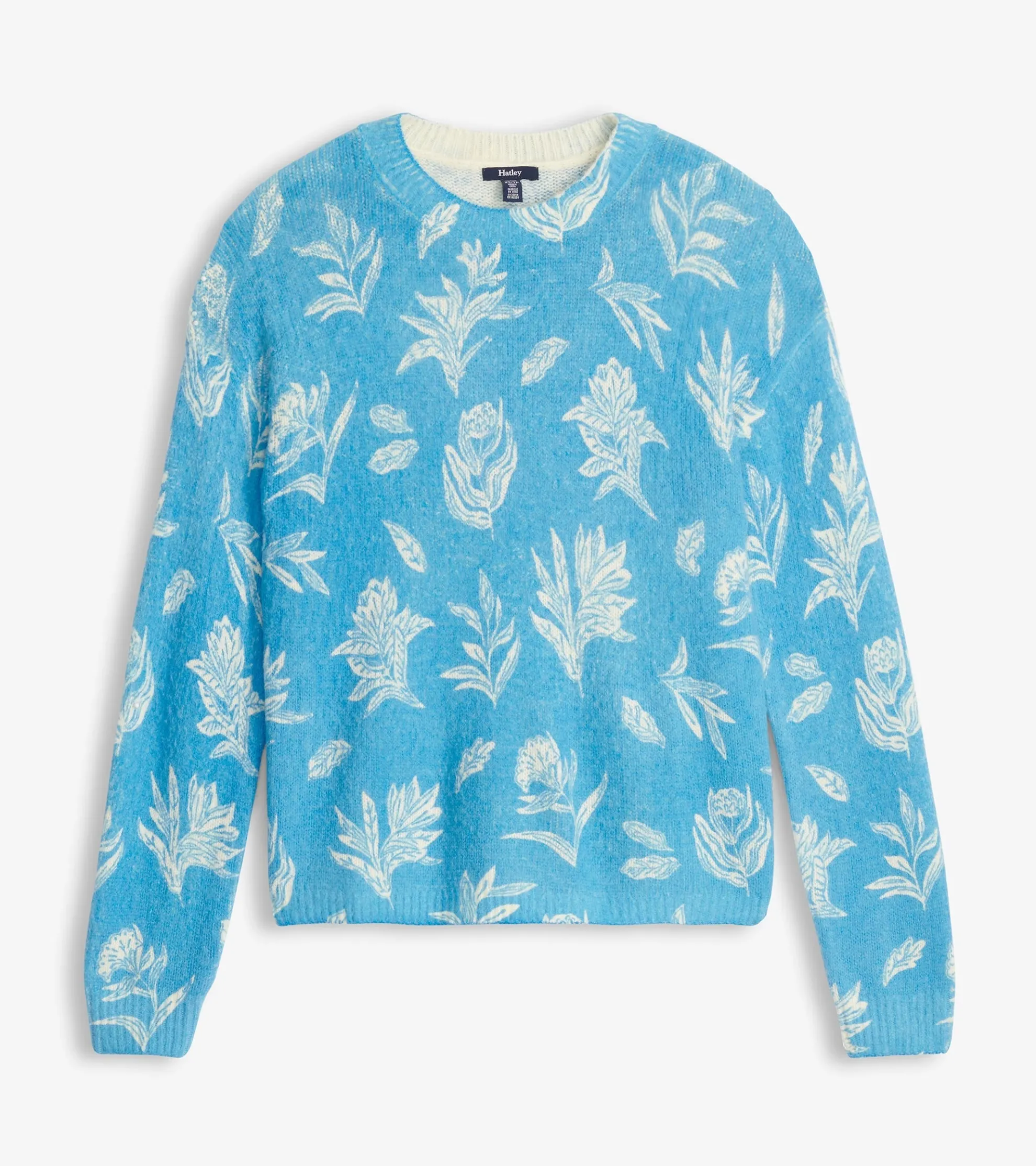 Online Ella Sweater - Linen Flowers Women Sweaters