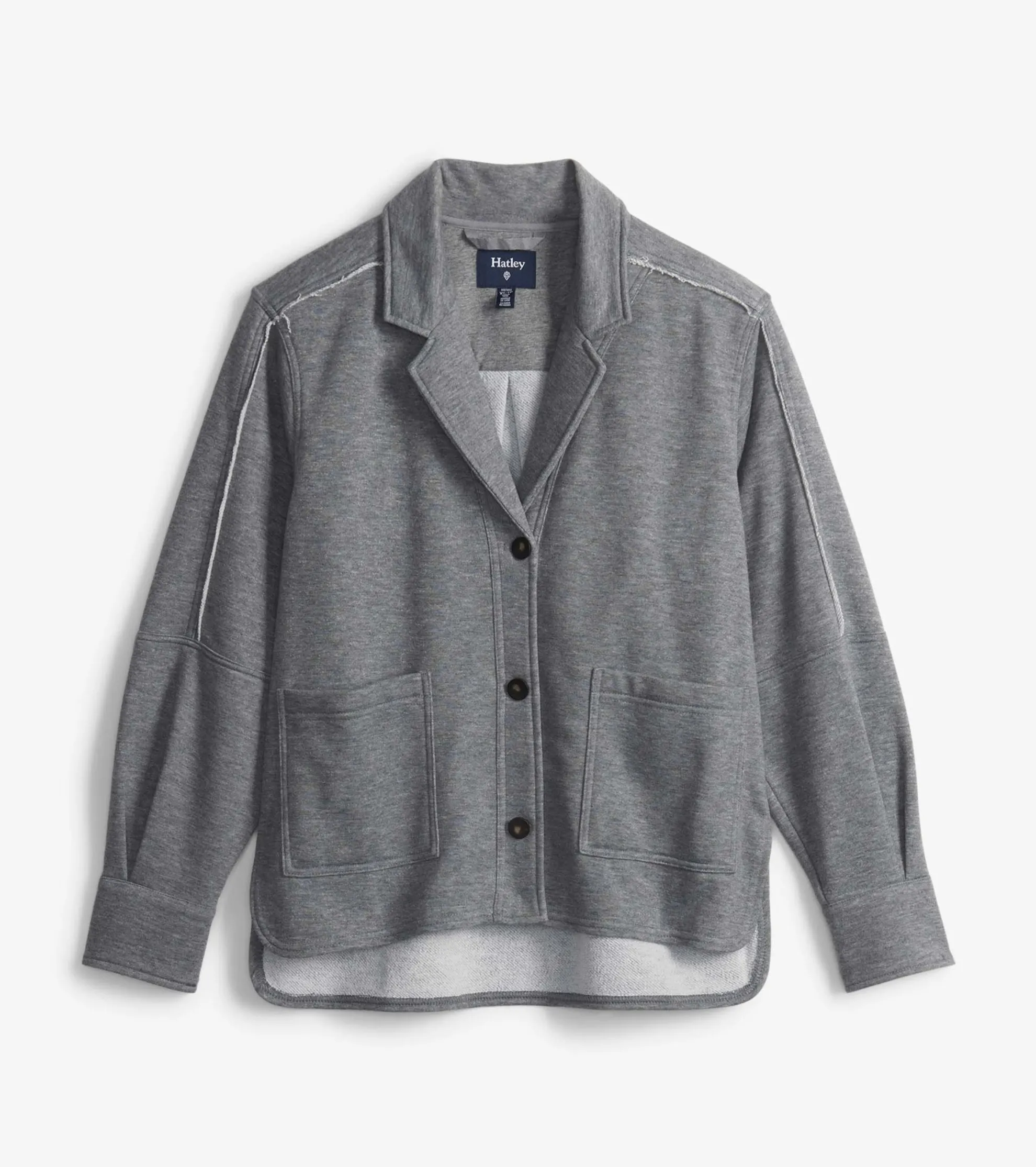 Online Emily Relaxed Blazer - Charcoal Melange Women Sweaters|Outerwear