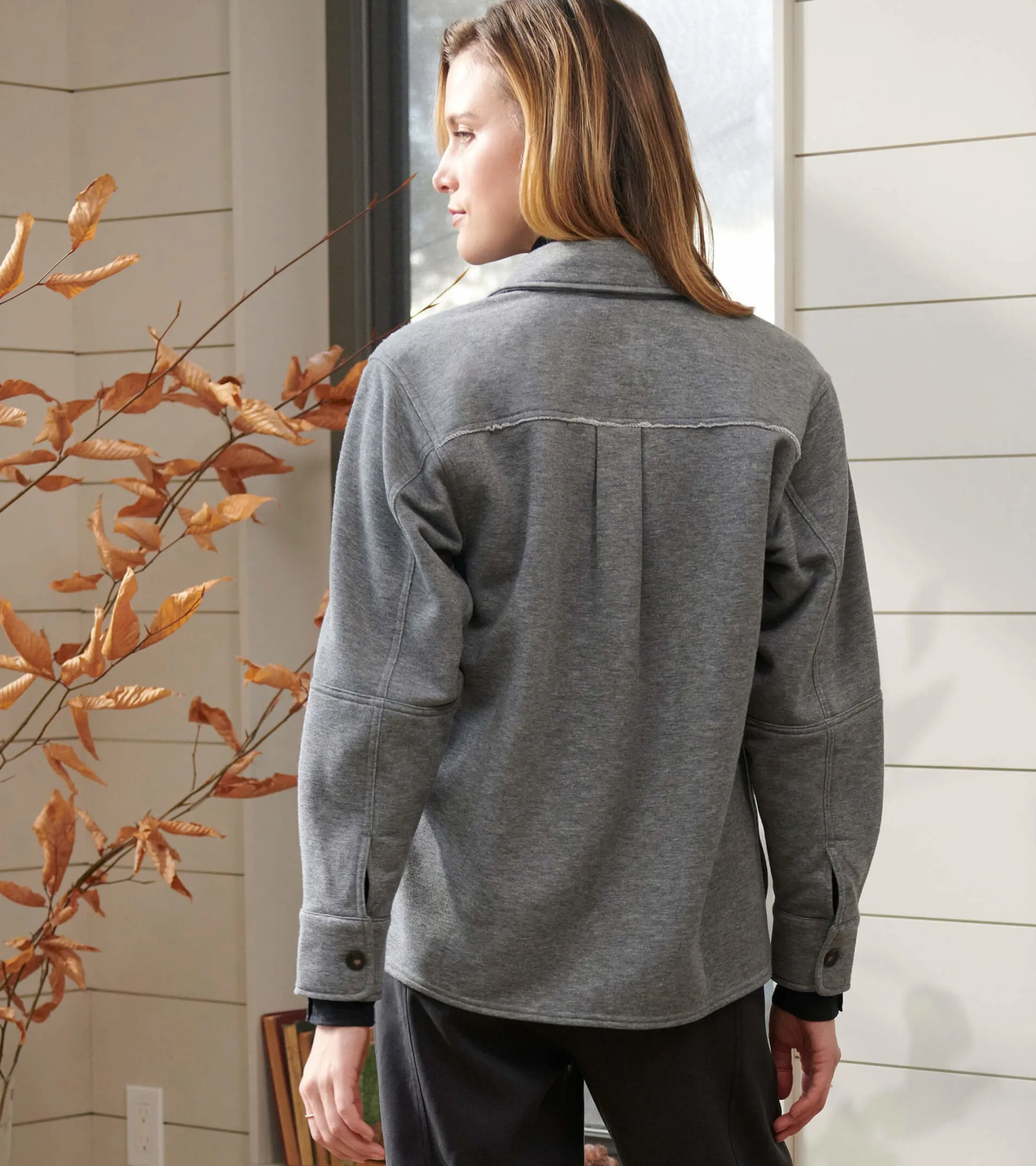 Online Emily Relaxed Blazer - Charcoal Melange Women Sweaters|Outerwear