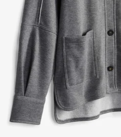 Online Emily Relaxed Blazer - Charcoal Melange Women Sweaters|Outerwear