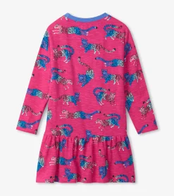 Clearance Fab Cheetahs Front Pocket Dress Dresses