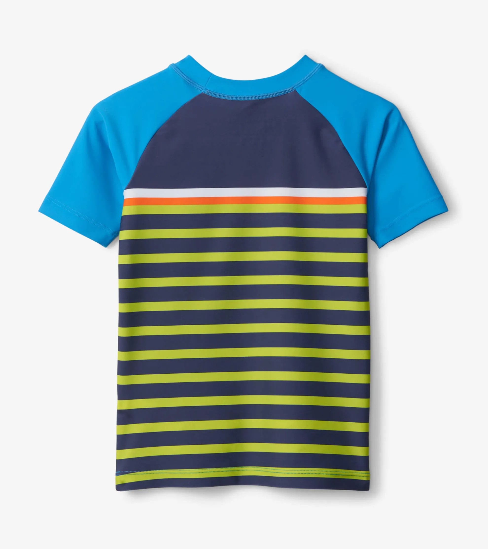 Discount Fish Stripes Short Sleeve Rashguard BOY Swimwear|Swimwear