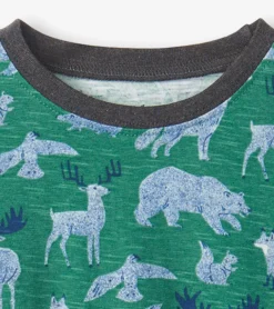 Discount Forest Animals Long Sleeve T-Shirt Tops