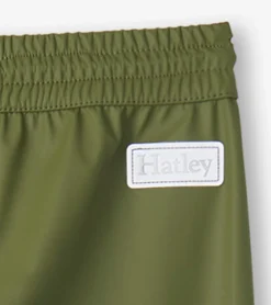 Best Forest Green Kids Rain Pants BOY Rainwear|Rainwear