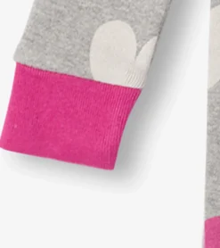Best Fun Hearts Baby Footed Sleeper Sleepwear|Sleepwear