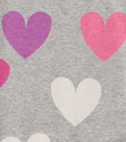 Best Fun Hearts Baby Footed Sleeper Sleepwear|Sleepwear