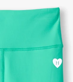 Outlet Girls Aqua Green Active Leggings Bottoms