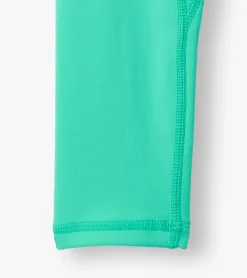 Outlet Girls Aqua Green Active Leggings Bottoms