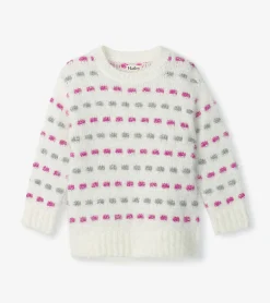 Sale Girls Basket Weave Sweater Tunic Sweaters