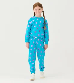 Discount Girls Blossom Cuffed Track Pants Bottoms
