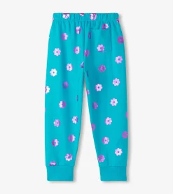 Discount Girls Blossom Cuffed Track Pants Bottoms