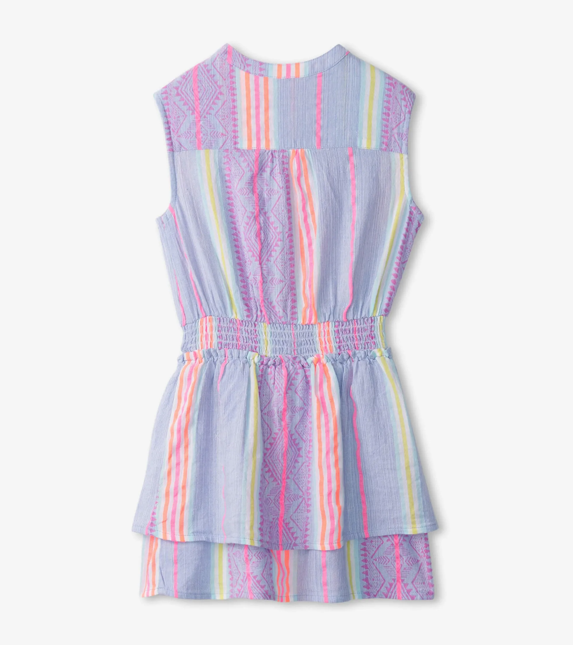 Discount Girls Boho Summer Smocked Waist Dress Dresses
