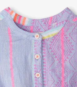 Discount Girls Boho Summer Smocked Waist Dress Dresses