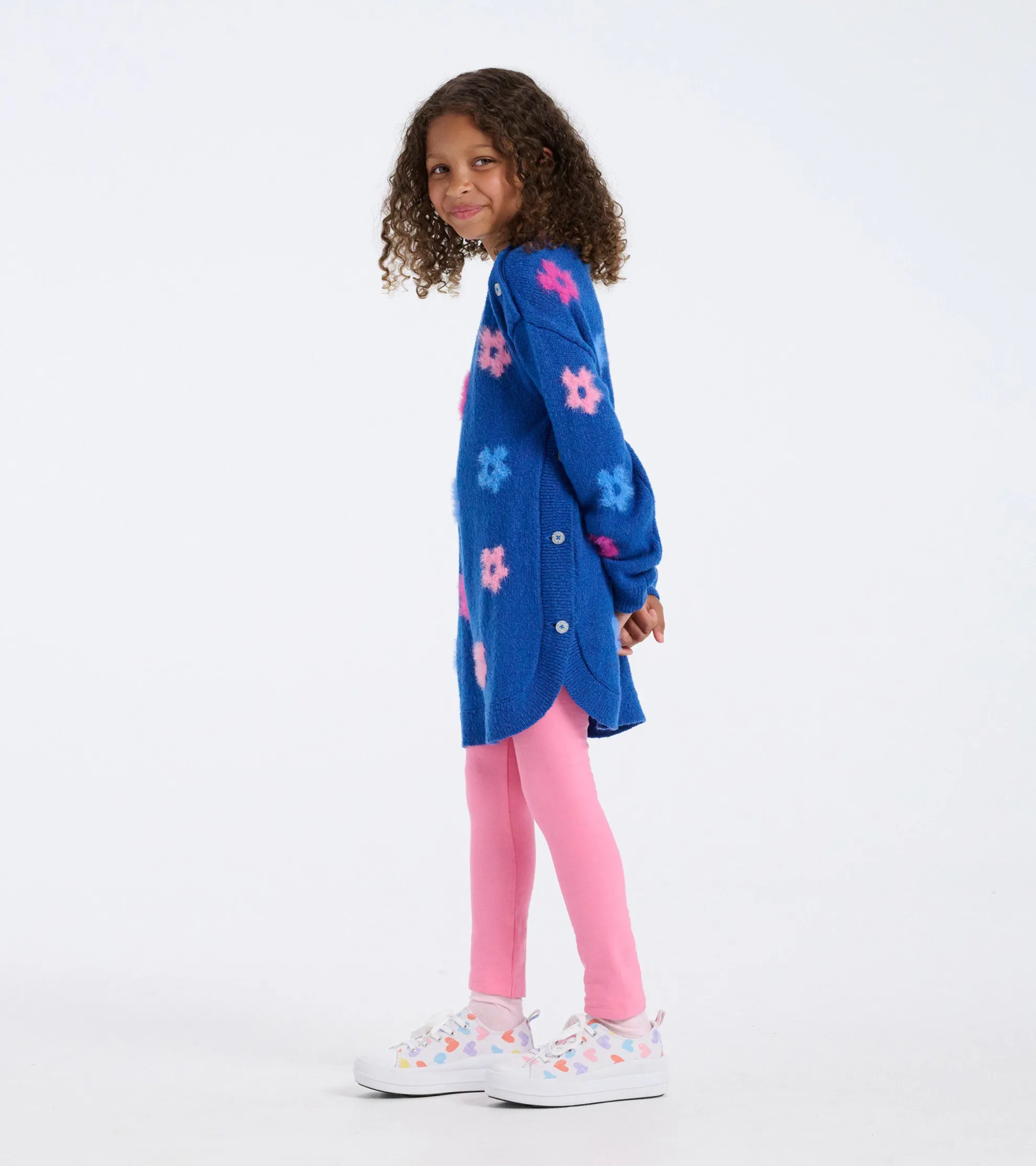 New Girls Bold Flowers Sweater Tunic Sweaters