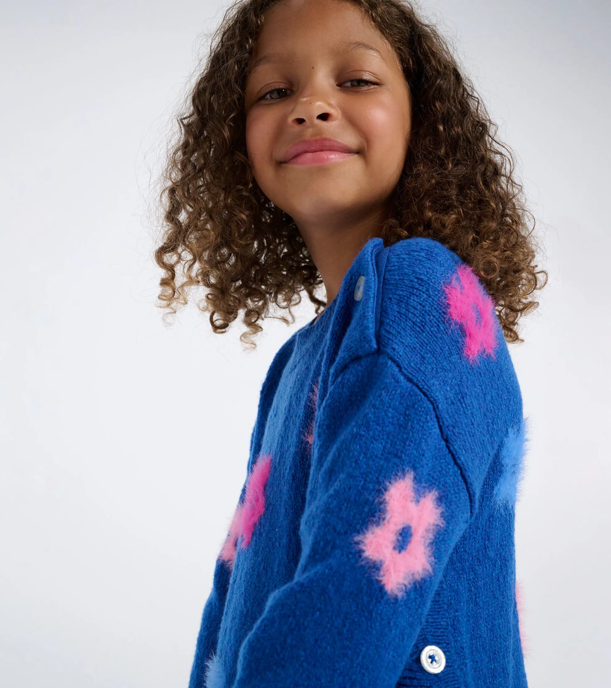 New Girls Bold Flowers Sweater Tunic Sweaters