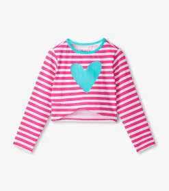 New Girls Candy Stripes Cross Over Cover-Up Swimwear|Swimwear