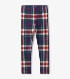 Best Girls Celebration Plaid Leggings Bottoms