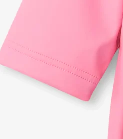 Outlet Girls Classic Pink Zip-Up Rain Jacket Rainwear|Rainwear
