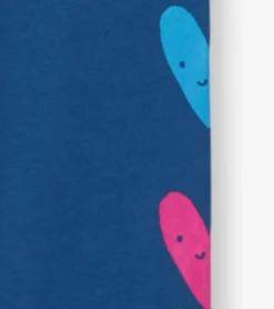 Outlet Girls Colourful Hearts Fun Waist Leggings Bottoms
