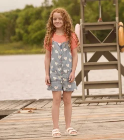 Outlet Girls Coral Twisted Sleeve Tee Tops