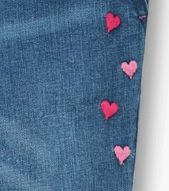 Discount Girls Denim Stretch Classic Overalls Bottoms