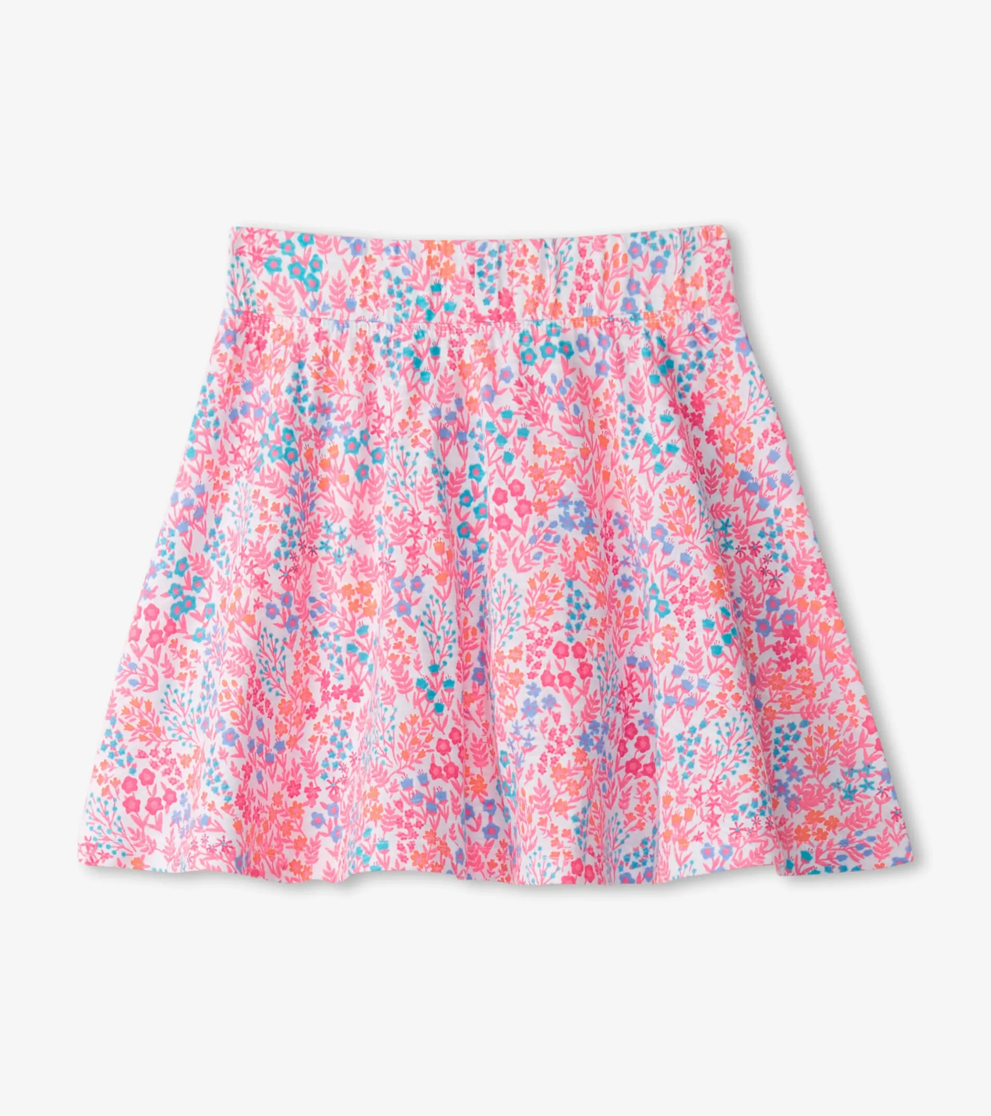 New Girls Ditsy Floral Floaty Skort Bottoms