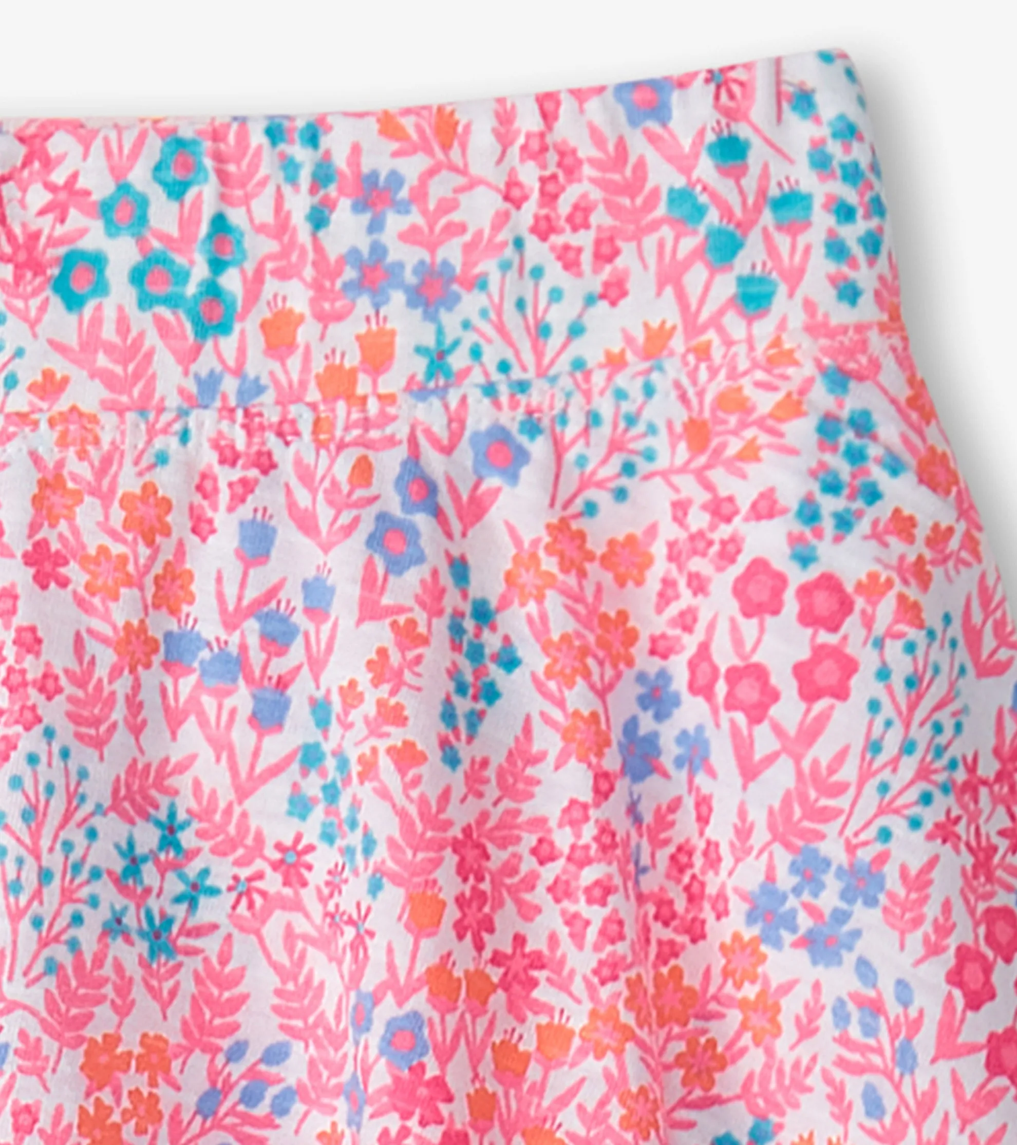 New Girls Ditsy Floral Floaty Skort Bottoms