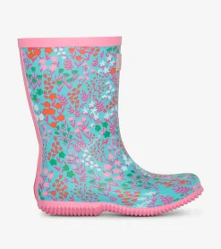 Clearance Girls Ditsy Floral Packable Rain Boots Rainwear|Rainwear