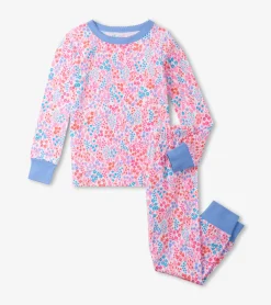 New Girls Ditsy Floral Pajama Set Sleepwear|Sleepwear