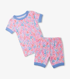 Girls Ditsy Floral Short Pajama Set Sleepwear|Sleepwear