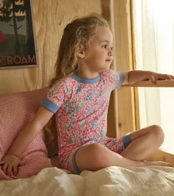 Girls Ditsy Floral Short Pajama Set Sleepwear|Sleepwear