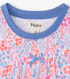 Girls Ditsy Floral Short Sleeve Nightgown Sleepwear|Sleepwear
