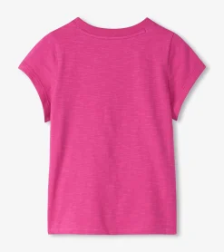 Outlet Girls Flash Photo Graphic Tee Tops