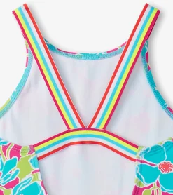 Sale Girls Floating Poppies One-Piece Swimsuit Swimwear|Swimwear