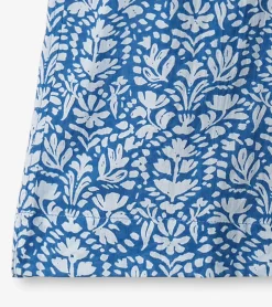Hot Girls Floral Shibori Cropped Culottes Bottoms