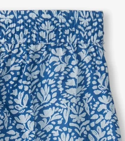 Hot Girls Floral Shibori Cropped Culottes Bottoms