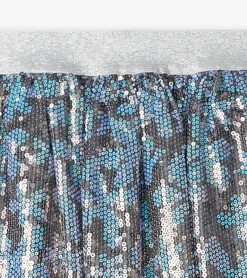 Hot Girls Flower Shimmer Sequin Tulle Skirt Bottoms