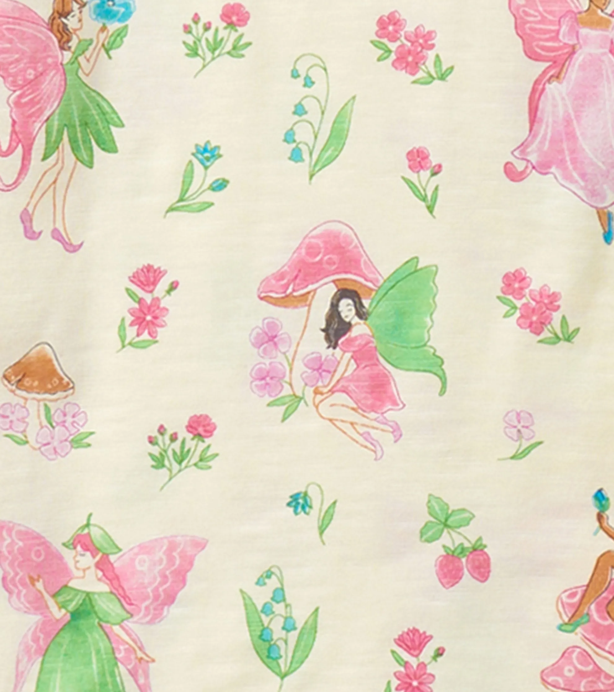 Girls Forest Fairies Pajama Set Sleepwear|Sleepwear
