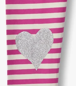 Sale Girls Fun Hearts Waist Leggings Bottoms