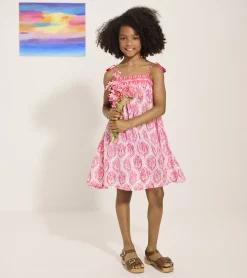 Girls Geo Mosaic Dress Dresses