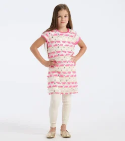 Outlet Girls Geometric Sequins Cap Sleeve Dress Dresses