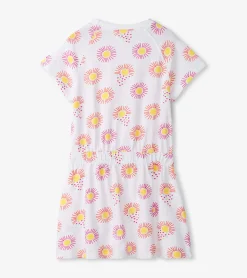 Outlet Girls Heart Suns Cinched Waist Dress Dresses